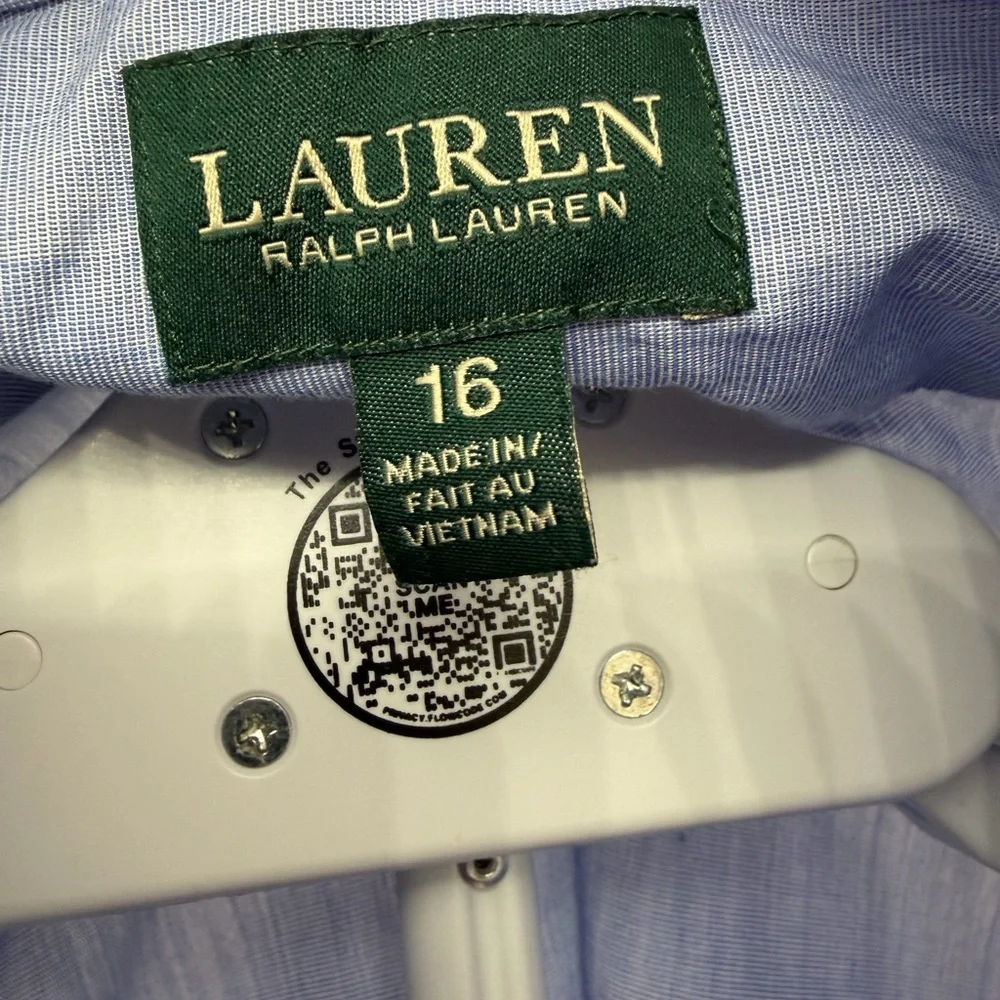 Ralph Lauren Light Blue Kids Shirt